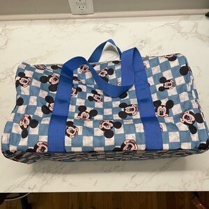 Disney Mickey Mouse Blue Checkered Bag